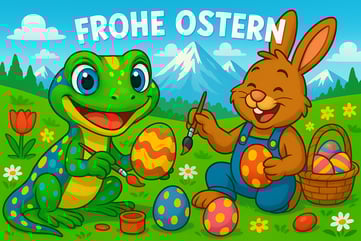 Bild zur Geschichte Joli und das verschwundene Osterei